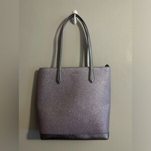 Kate Spade New York Tinsel Glitter Shoulder Tote Bag (Lilac Frost)